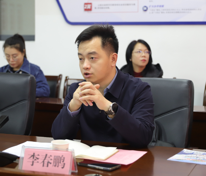李春鹏希望与外省职业院校进一步加强交流合作